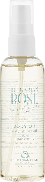 Bulgarian Rose Масло для тіла з екстрактом коричневих водоростей Bulgarska Rosa Brown Algae Extract Body Oil - фото N2