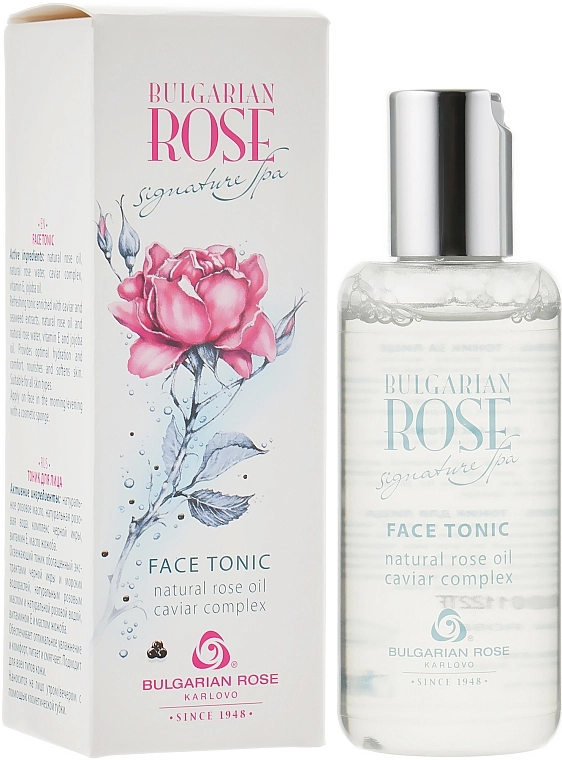 Bulgarian Rose Тоник для лица с комплексом черной икры Caviar Complex Tonic For Face - фото N1