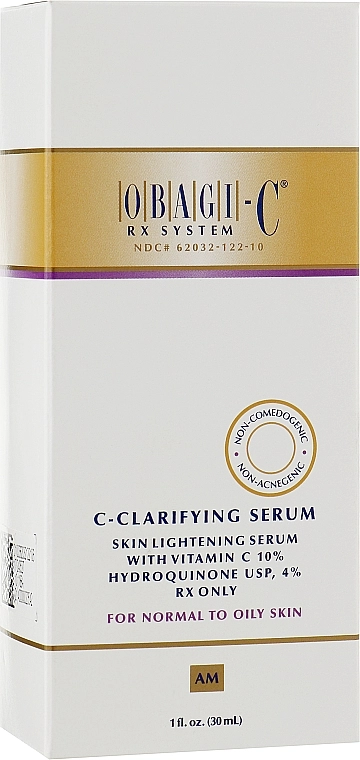 Obagi Medical Сироватка освітлювальна для нормальної та жирної шкіри C-Clarifying Serum Oily - фото N1
