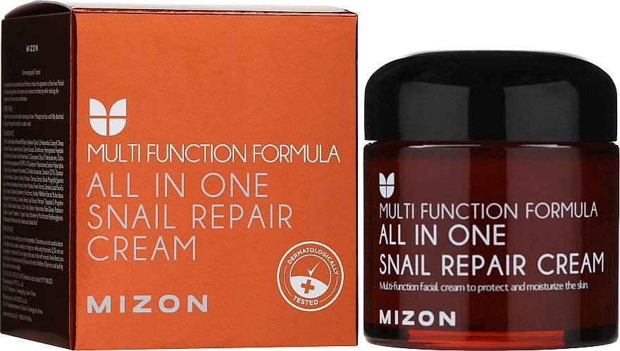 Mizon Равликовий крем All in One Snail Repair Cream - фото N2