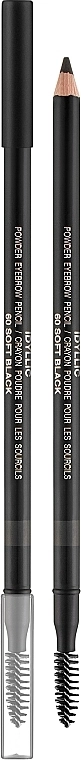 GA-DE Idyllik Powder Eyebrow Pencil Карандаш для глаз и бровей - фото N1