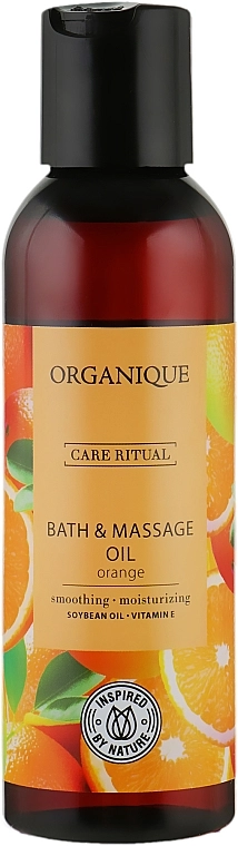 Organique Масло для ванны и массажа "Апельсин" HomeSpa Bath & Massage Oil - фото N1