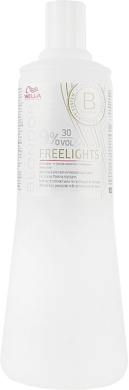 Wella Professionals Окислитель 9% Blondor Freelights Oxydant 9% 30 vol - фото N1