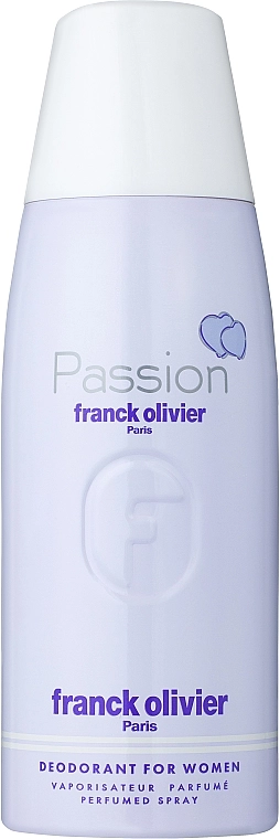 Парфумований дезодорант-спрей жіночий - Franck Olivier Passion, 250 мл - фото N1