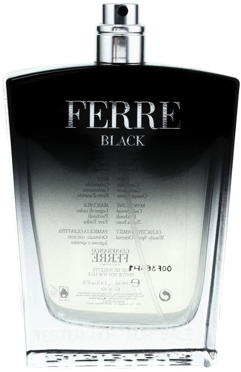 Gianfranco Ferre Ferre Black Туалетная вода (тестер без крышечки) - фото N1