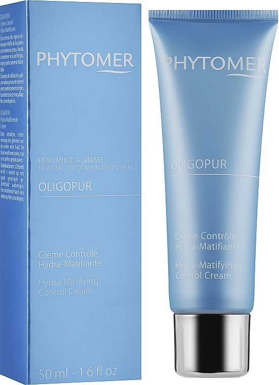 Увлажняющий матирующий крем-флюид - Phytomer OligoPur Hydra-Matifying Control Cream, 50 мл - фото N2