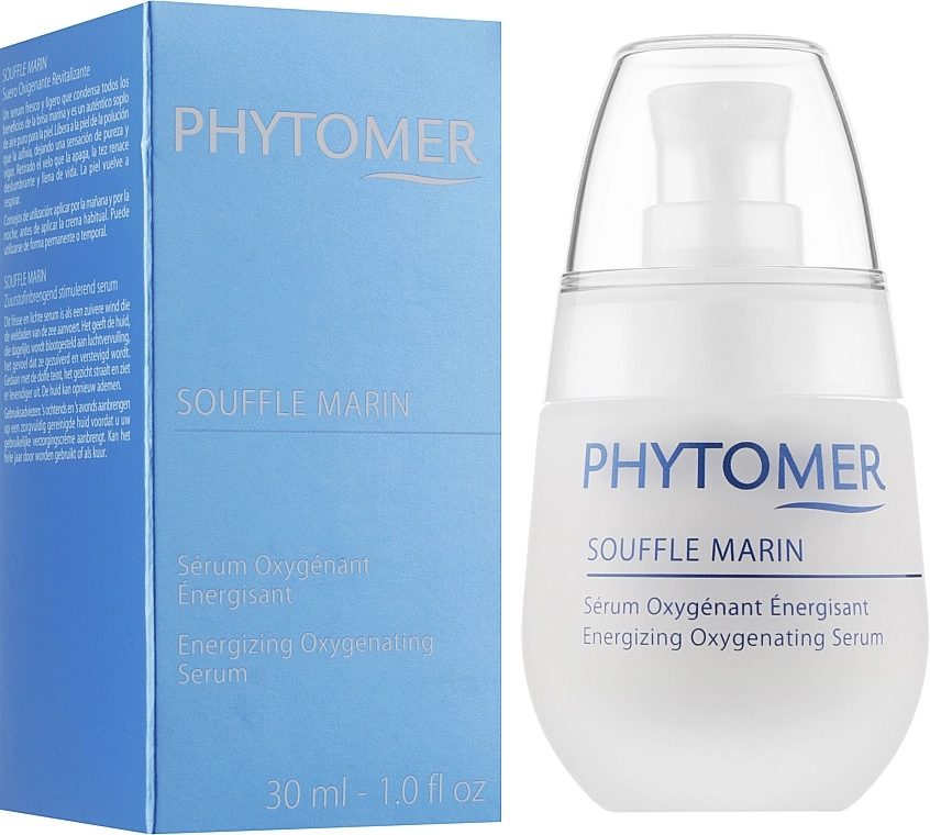 Сыворотка оксигенирующая - Phytomer Souffle Marin Energizing Oxygenating Serum, 30 мл - фото N3