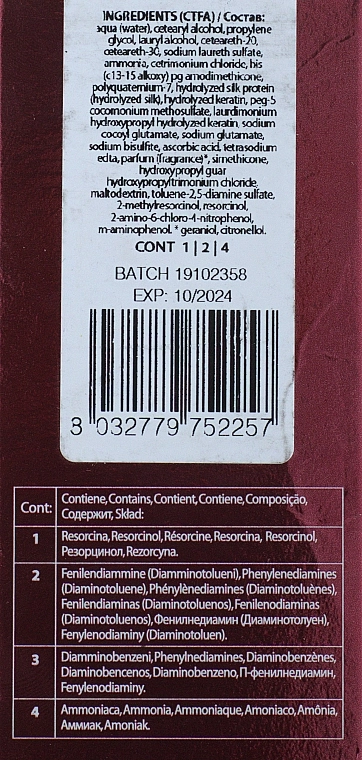 Kaaral Краска для волос Baco Silkera Permanent Hair Colouring - фото N5
