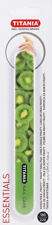 Titania Пилочка для нігтів, ківі Nail File Fruity - фото N1