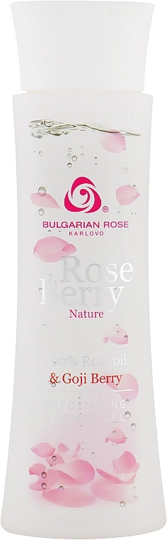 Bulgarian Rose Отшелушивающий гель для душа Rose Berry Nature Gel - фото N1