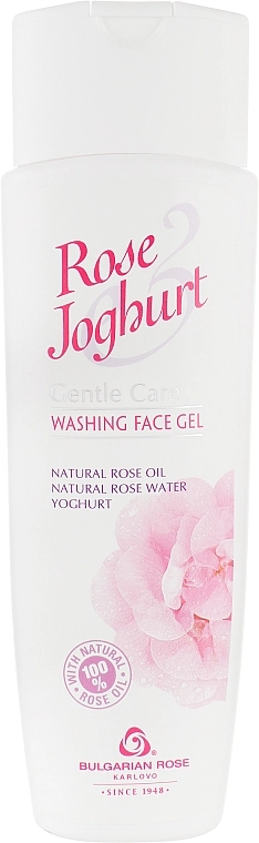 Bulgarian Rose Очищающий гель для лица Rose Joghurt Gentle Care Washing Face Gel - фото N2