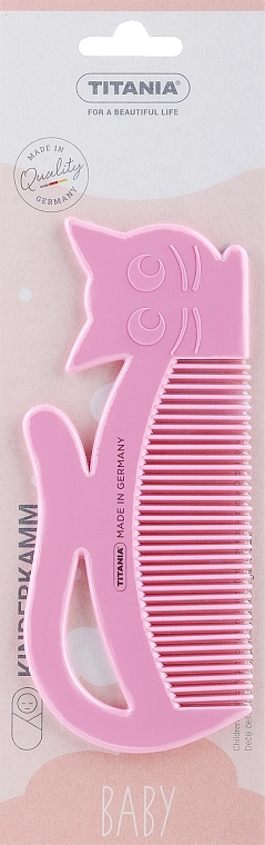 Titania Гребешок для волос детский "Kids", розовый - фото N1