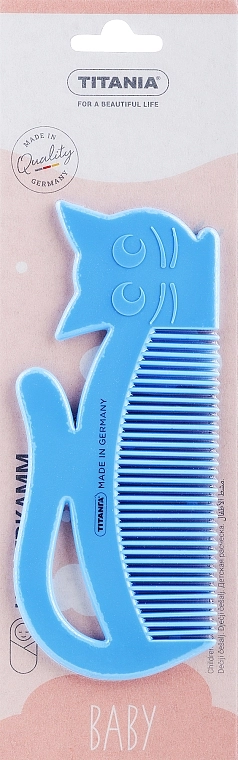 Titania Гребешок для волос детский "Kids", голубой - фото N1