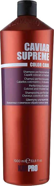 Шампунь з ікрою для фарбованого волосся - KayPro Caviar Special Care Shampoo, 1000 мл - фото N1