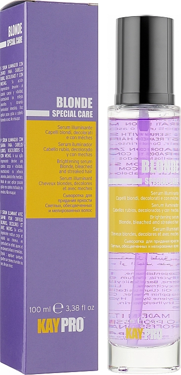 KayPro Сиворотка для світлого волосся Special Care Serum - фото N2