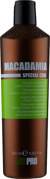 Шампунь з олією макадамії - KayPro Macadamia Special Care Shampoo, 350 мл - фото N1