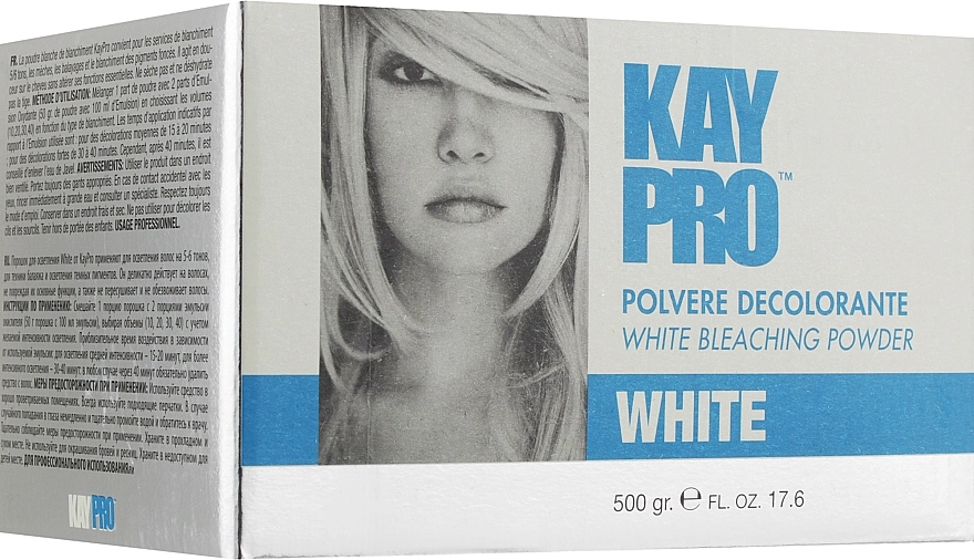 KayPro Средство для осветления волос "White" Bleach Powder White - фото N1