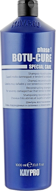 Шампунь для реконструкції волосся - KayPro Special Care Botu-Cure Shampoo, 1000 мл - фото N1