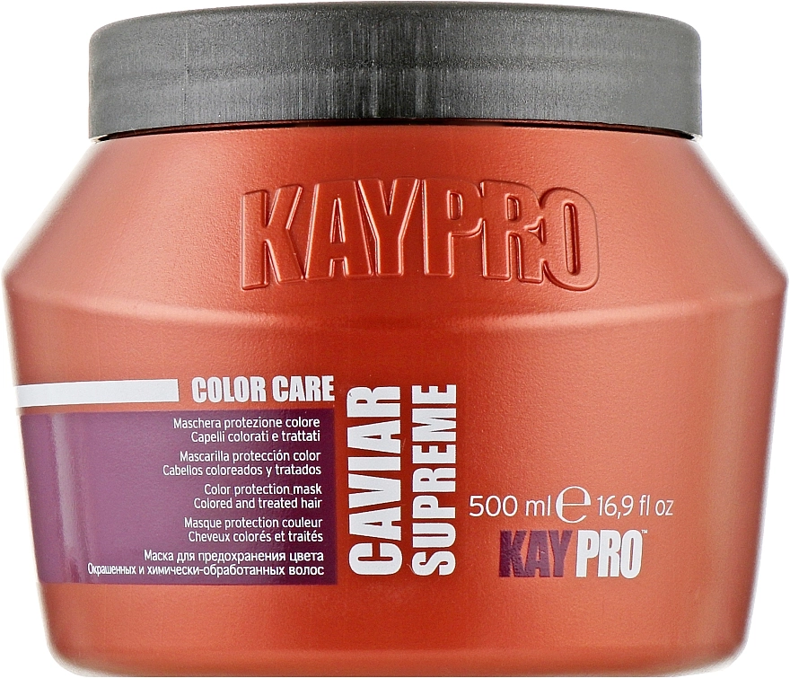 Маска з ікрою для фарбованого волосся - KayPro Special Care Caviar Mask, 500 мл - фото N1