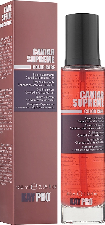 Сиворотка з ікрою для фарбованого волосся - KayPro Special Care Caviar Serum, 100 мл - фото N2