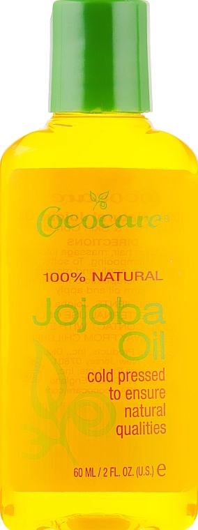 Cococare Масло жожоба для волосся і тіла 100% Natural Jojoba Oil Natural Hair And Skin Conditioner - фото N1