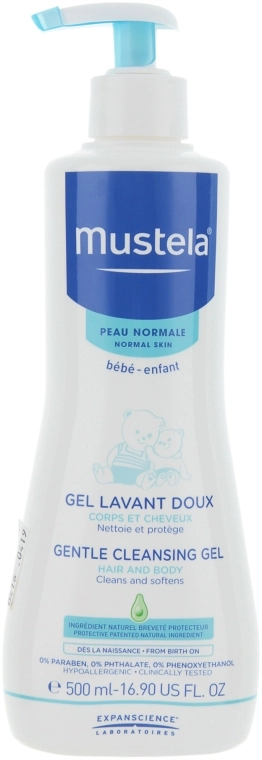 Mustela Ніжний гель для новонароджених Bebe Gentle Cleansing Gel - фото N5