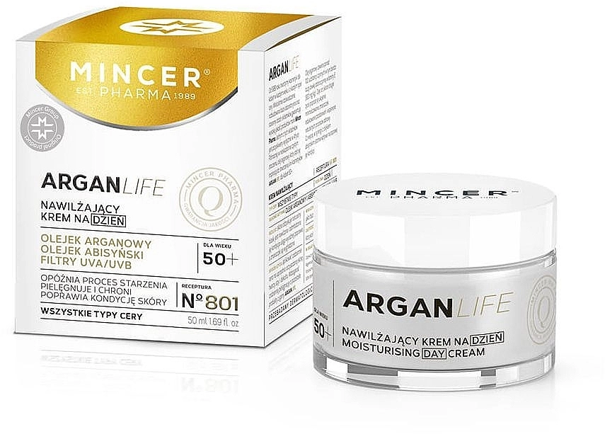 Mincer Pharma Дневной увлажняющий крем для лица ArganLife Moisturishing Day Cream - фото N1