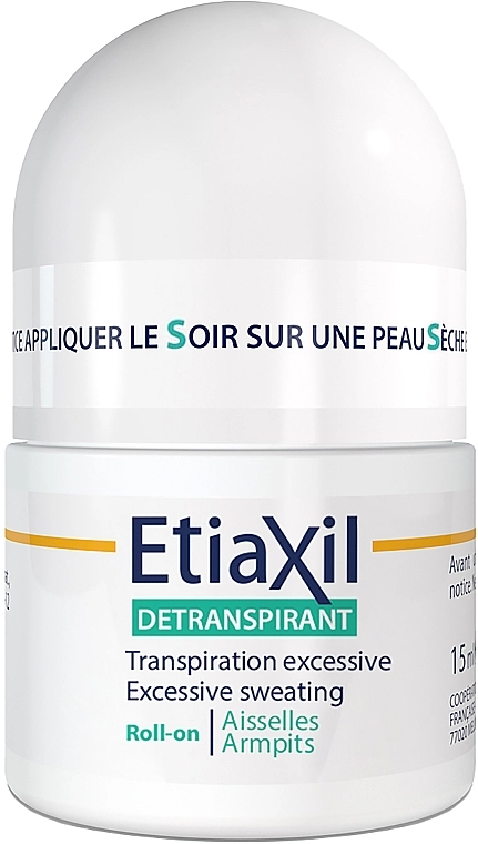 Etiaxil Антиперспірант тривалої дії для чутливої шкіри Antiperspirant Treatment Sensitive Skin Armpits Roll-On - фото N2