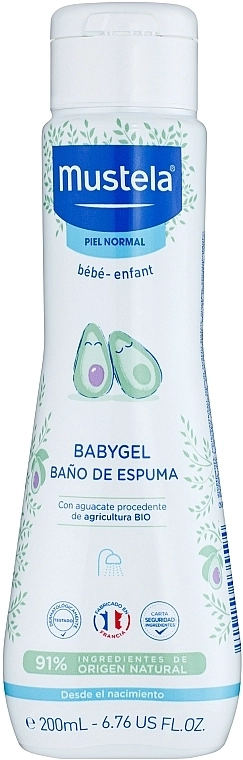 Mustela Піна для ванни Bebe Multi-Sensory Bubble Bath - фото N1