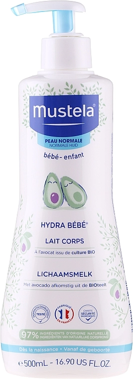 Mustela Увлажняющий лосьон для тела Hydra Bebe Body Lotion - фото N4