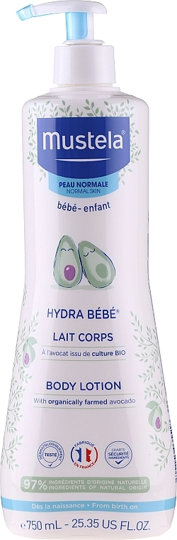 Mustela Увлажняющий лосьон для тела Hydra Bebe Body Lotion - фото N6