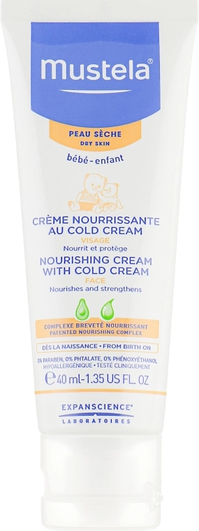 Mustela Кольд-крем для лица Bebe Nourishing Cream with Cold Cream - фото N3
