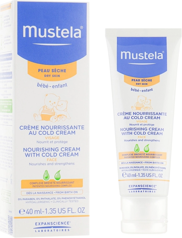 Mustela Кольд-крем для лица Bebe Nourishing Cream with Cold Cream - фото N4