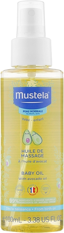 Mustela Масло для масажу Bebe Massage Oil - фото N1