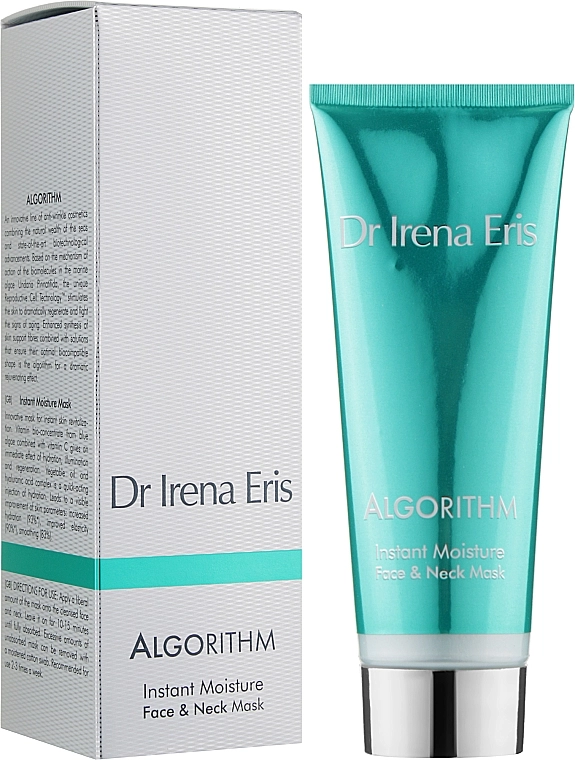 Dr Irena Eris Зволожуюча маска для шкіри обличчя і шиї Dr. Irena Eris Algorithm Instant Moisture mask For Face&Neck - фото N2