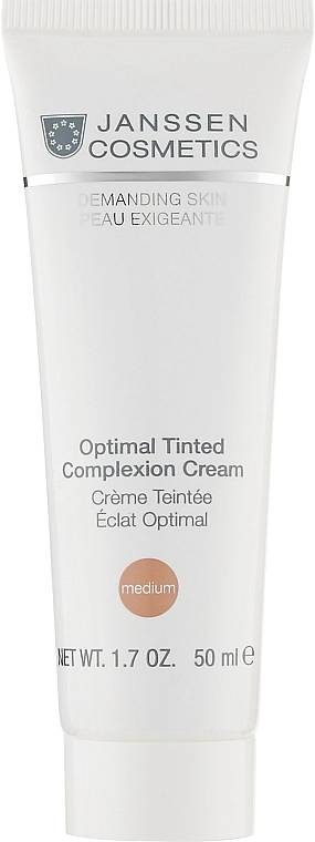 Janssen Cosmetics Дневной комплексный тонирующий крем Optimal Tinted Complexion Cream Medium SPF 10 - фото N1