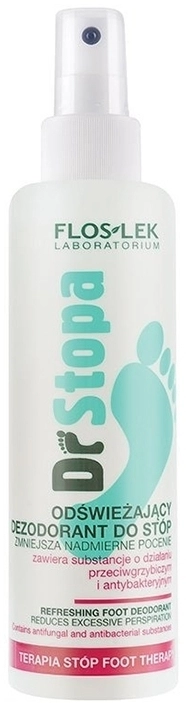 Floslek Дезодорант для ног освежающий Dr Stopa Foot Therapy Refreshing Foot Deodorant - фото N1