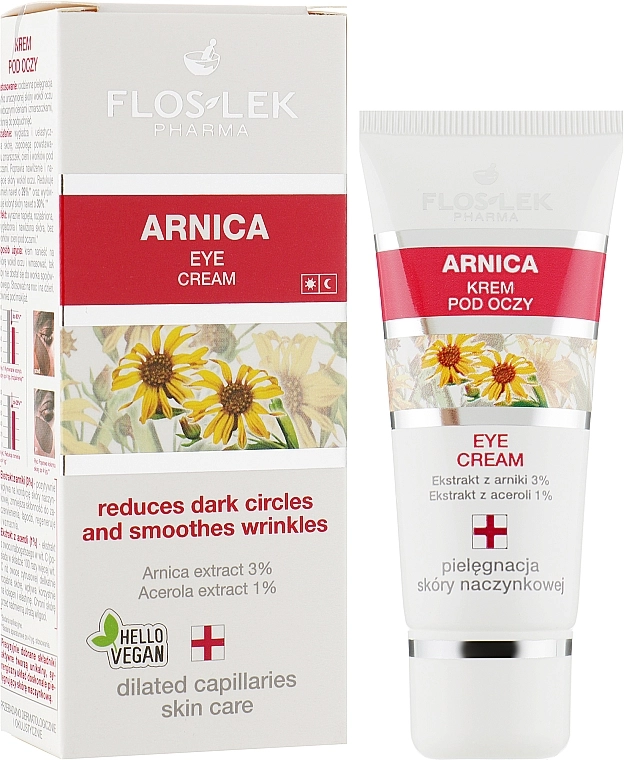 Floslek Крем для шкіри навколо очей Арніка Eye Arnica Cream - фото N1