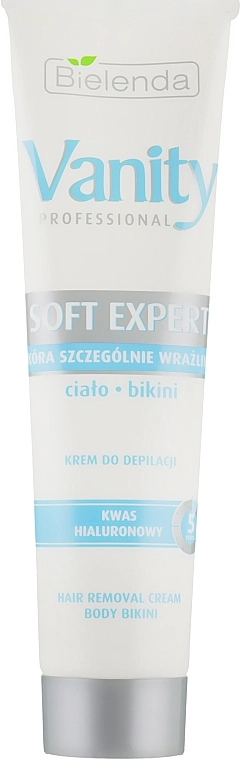Bielenda Набір Vanity Soft Expert Ultra moisturizing Yair Removal Set (cr/100ml + balm/2x5g + blade) - фото N2