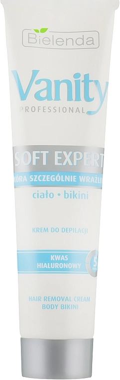 Bielenda Набор Vanity Soft Expert Ultra moisturizing Yair Removal Set (cr/100ml + balm/2x5g + blade) - фото N2