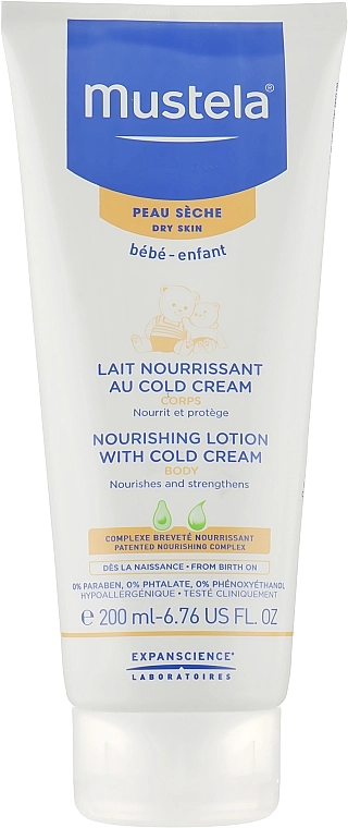 Mustela Кольд-крем для тіла Bebe Nourishing Lotion with Cold Cream - фото N1