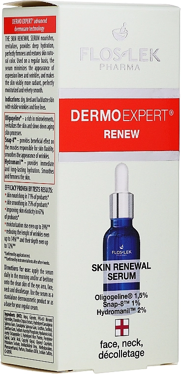 Floslek Сыворотка для лица регенерирующая Dermo Expert Skin Renewal Serum - фото N4