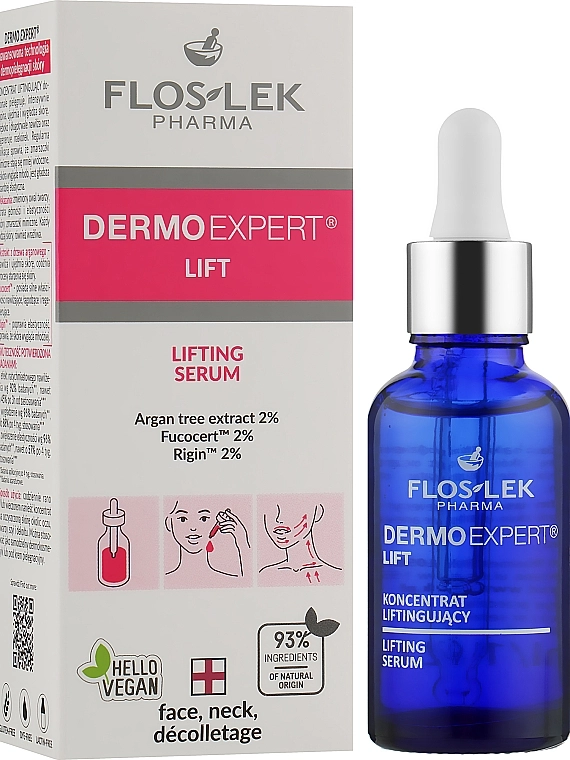 Floslek Сыворотка-лифтинг для лица Dermo Expert Lifting Serum - фото N2