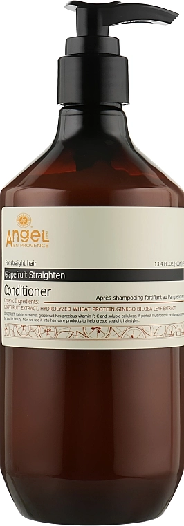 Angel Professional Paris Кондиціонер для прямого волосся з екстрактом грейпфрута Provence Grapefruit Straighten Conditioner - фото N1