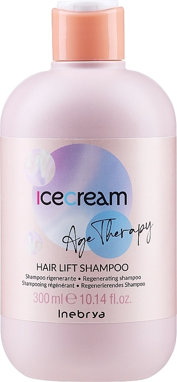 Inebrya Регенерирующий шампунь для зрелых и пористых волос Ice Cream Age Therapy Hair Lift Shampoo - фото N1