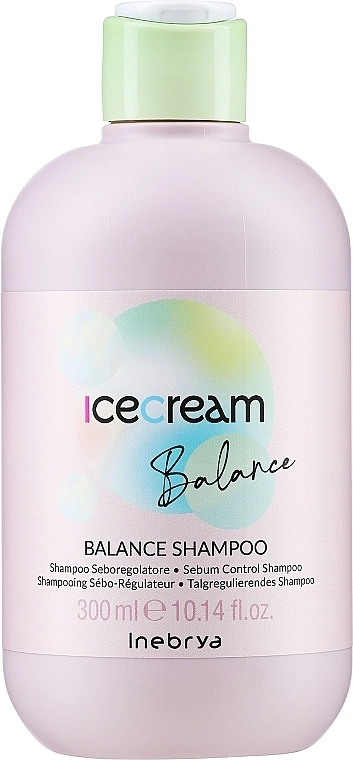 Inebrya Шампунь для жирной кожи головы Ice Cream Balance Shampoo - фото N1