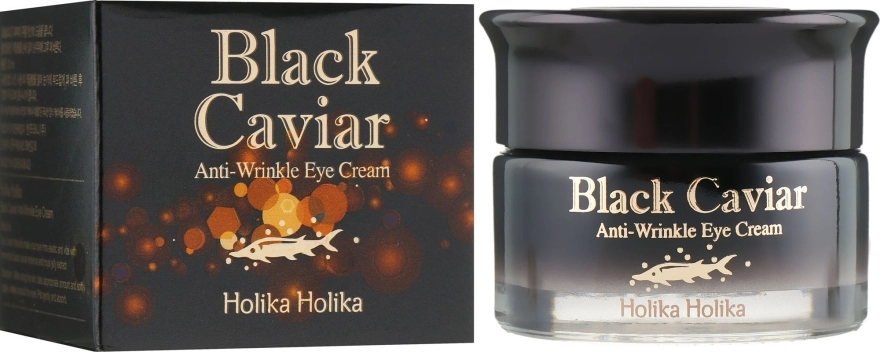 Holika Holika Антивіковий крем для очей з екстрактом чорної ікри Black Caviar Anti Wrinkle Eye Cream - фото N1