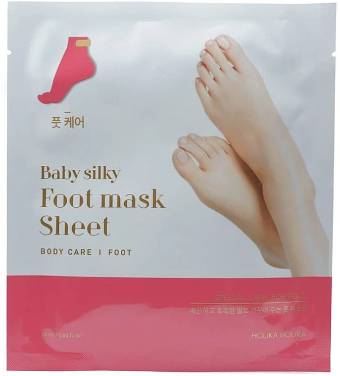 Holika Holika Маска-шкарпетки для ніг Baby Silky Foot Mask Sheet - фото N3