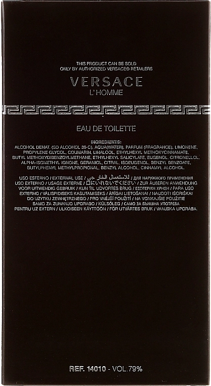 Versace L'Homme Туалетна вода - фото N3