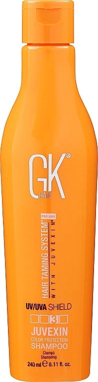 Шампунь для фарбованого волосся із захистом від УФ-променів - GKhair Juvexin Color Protection Shampoo, 240 мл - фото N1